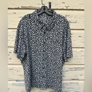 Daluth Men’s Un-Longtail Summer Mushrooms Vacation Festival Button-Down Shirt XL